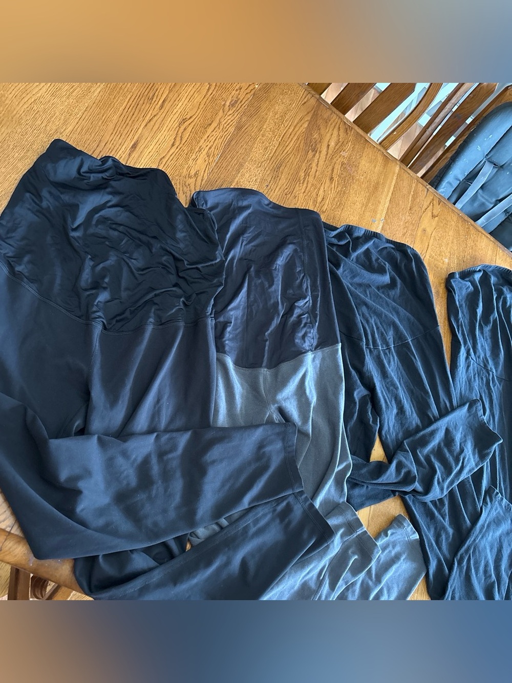Maternity Leggings Bundle — 4 Pairs | Size M